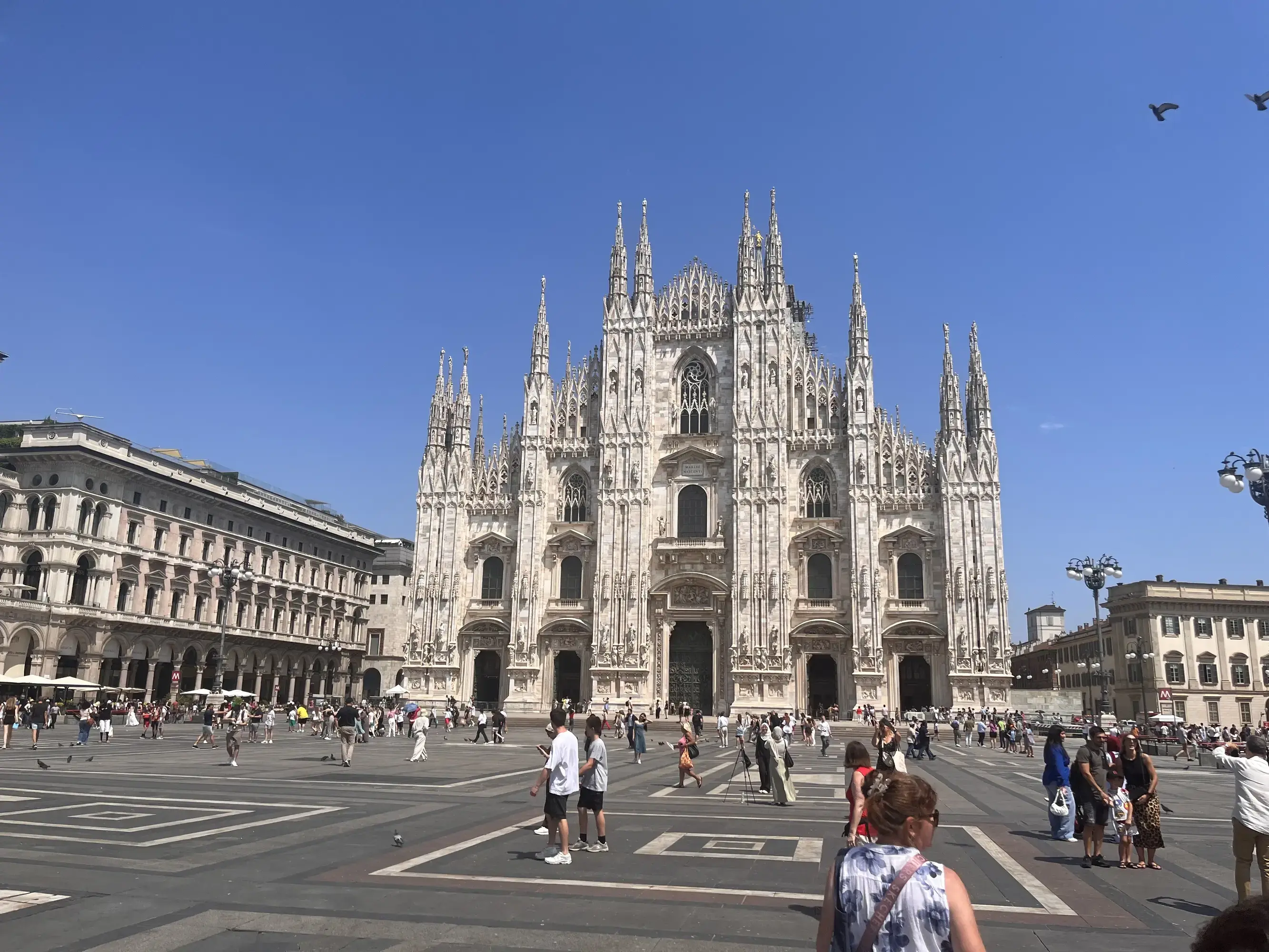 Image we took of the Milan Cathedral